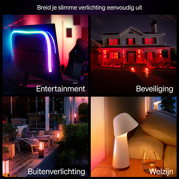 Smart λάμπα Philips Hue Essential GU10 λευκή και ρυθμιζόμενο RGB Zigbee 3 τεμάχια LPH04292 - 9