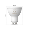 Smart λάμπα Philips Hue GU10 PAR16 λευκό zigbee LPH03695 - 3