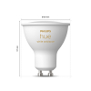 Smart λάμπα Philips Hue GU10 PAR16 2 τεμάχια LPH03732 - 3