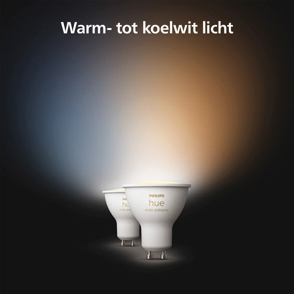 Smart λάμπα Philips Hue GU10 PAR16 2 τεμάχια LPH03732 - 4