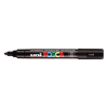 Μαρκαδόρος POSCA PC-5M μαύρος (στρογγυλός 1,8 - 2,5 mm) 424145 - 1