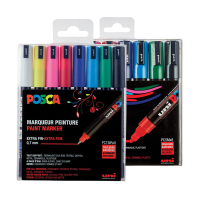 Σετ Ακρυλικών Mαρκαδόρων POSCA PC-1MR/PC-5M (16 τεμάχια) 424478