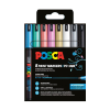 Σετ Ακρυλικών Mαρκαδόρων POSCA PC-1MR Metallic (στρογγυλοί 0,7 mm) 8 τεμάχια