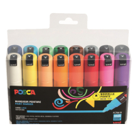 Σετ Ακρυλικών Mαρκαδόρων POSCA PC-7M (στρογγυλοί 4,5 - 5,5 mm) 16 τεμάχια 424192