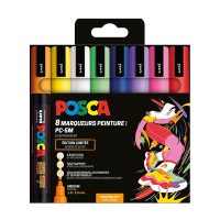 Σετ Μαρκαδόρων POSCA PC-5M Pop Colors (Στρογγυλά 1,8 - 2,5 mm) 8 Τεμάχια 425417