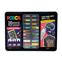 Σετ μαρκαδόρων POSCA PC-1MC/PC-3M/PC-5M Groovy Colors (20 τεμάχια) 424481