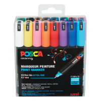 Σετ μαρκαδόρων POSCA PC-1MR (στρογγυλοί 0,7 mm) 16 τεμάχια 424036
