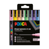 Σετ μαρκαδόρων POSCA PC-3M παστέλ (στρογγυλοί 0,9 - 1,3 mm) 8 τεμάχια 424110 - 1