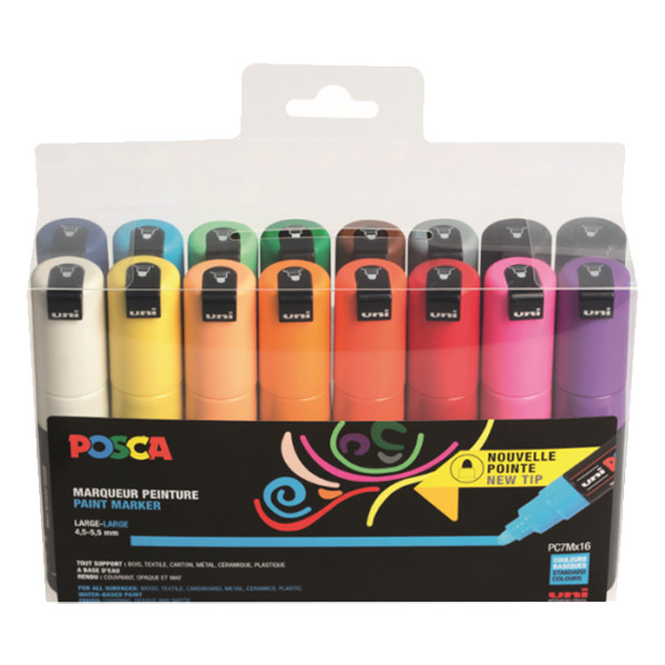 Σετ μαρκαδόρων POSCA PC-7M (στρογγυλοί 4,5 - 5,5 mm) 16 τεμάχια 424192 - 1
