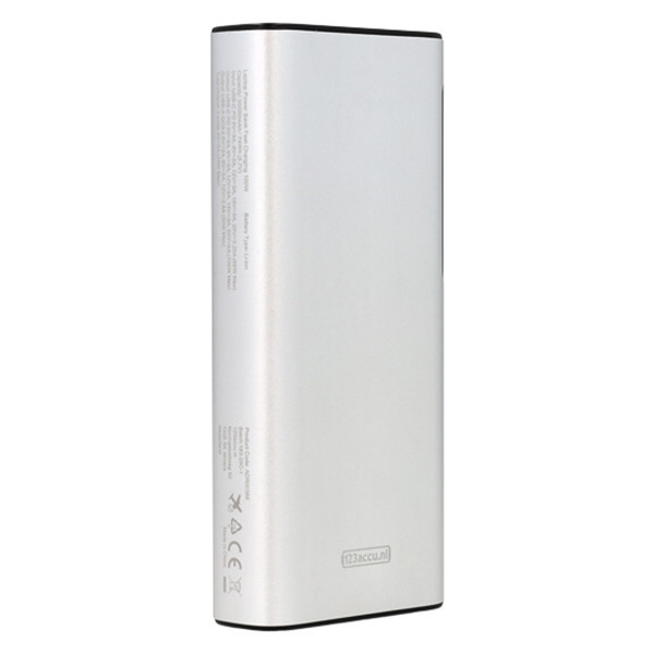 Powerbank φορητού υπολογιστή 123ink με γρήγορη φόρτιση ασημί (100W, 20000 mAh) ADR00366 - 5