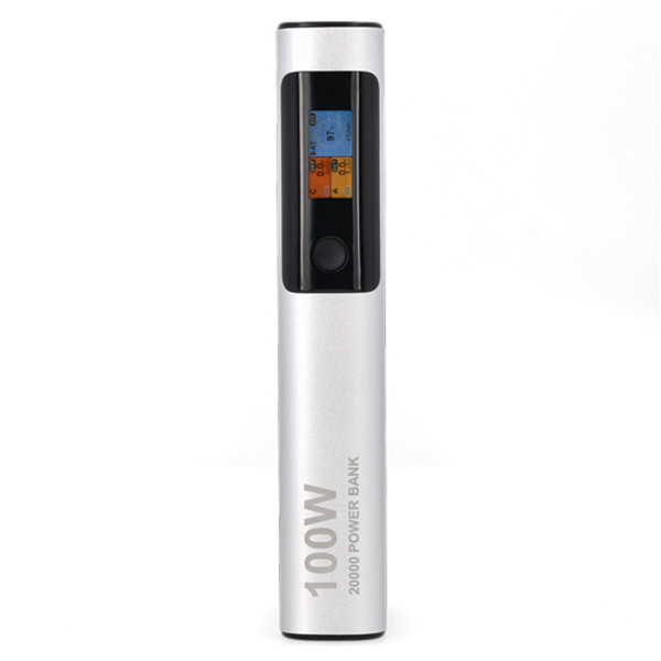 Powerbank φορητού υπολογιστή 123ink με γρήγορη φόρτιση ασημί (100W, 20000 mAh) ADR00366 - 6