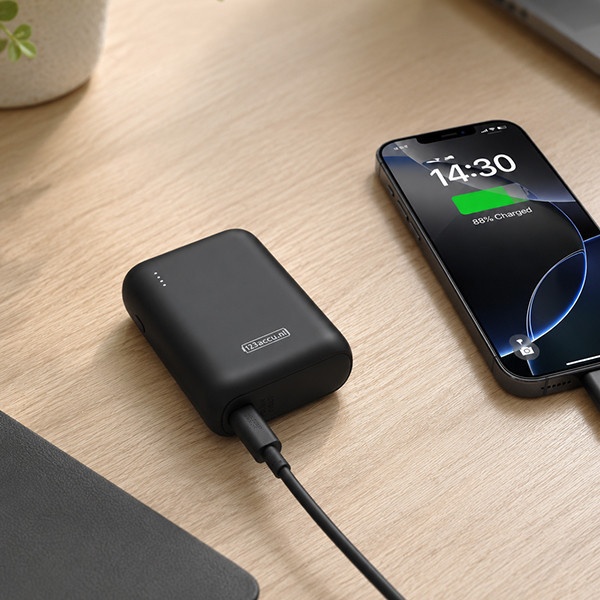 Powerbank 123ink με γρήγορη φόρτιση, μαύρο (20W, 10000 mAh) ADR00364 - 3