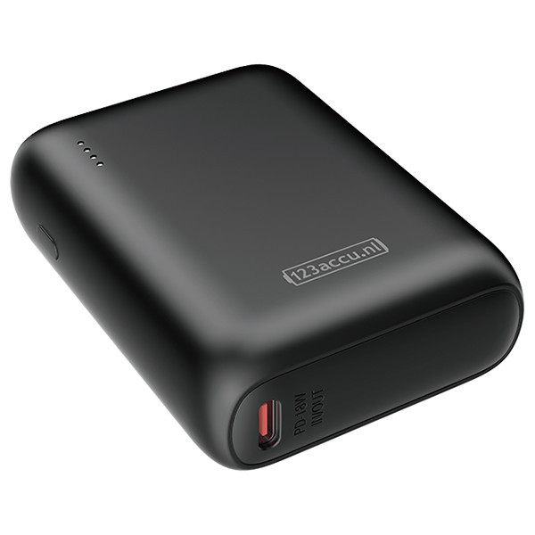 Powerbank 123ink με γρήγορη φόρτιση, μαύρο (20W, 10000 mAh) ADR00364 - 4