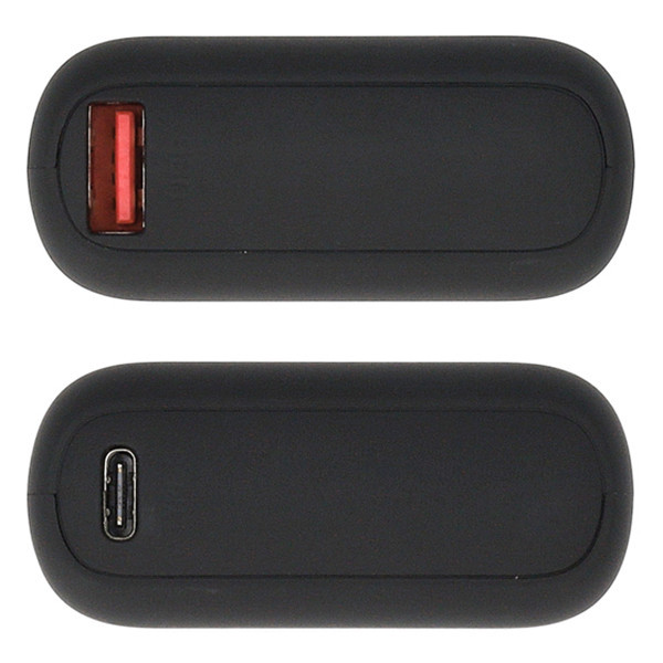 Powerbank 123ink με γρήγορη φόρτιση, μαύρο (20W, 10000 mAh) ADR00364 - 6