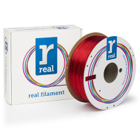 REAL Filament διαφανές κόκκινο 1,75 mm PETG 1 kg DFP02230