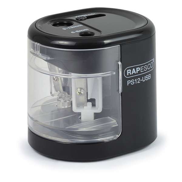 Ηλεκτρική ξύστρα μολυβιών Rapesco PS12-USB 226812 - 1