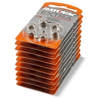 Rayovac extra advanced 13 πακέτο αξίας 60 τεμαχίων (πορτοκαλί)  204805