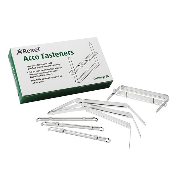 Ελάσματα Αρχείου Rexel 80 x 50 mm 50τμχ 208192 - 1