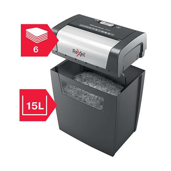 Καταστροφέας Εγγράφων Rexel Momentum X406 15L 208212 - 3