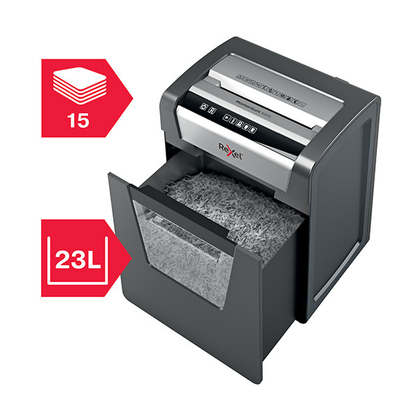 Καταστροφέας χαρτιού Rexel Momentum X415, εγκάρσιας κοπής 208220 - 3