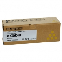 Ricoh Κίτρινο τόνερ Ricoh τύπου SP C360HE, υψηλής χωρητικότητας (πρωτότυπο) 408187 067104