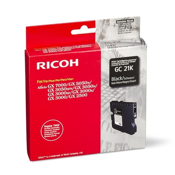 Μελάνι Ricoh GC-21K μαύρο (πρωτότυπο) 074888 - 1