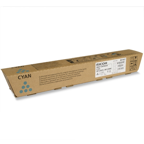 Toner Ricoh MP C2800/C3300/C3001/C3501E Cyan 073900 - 1