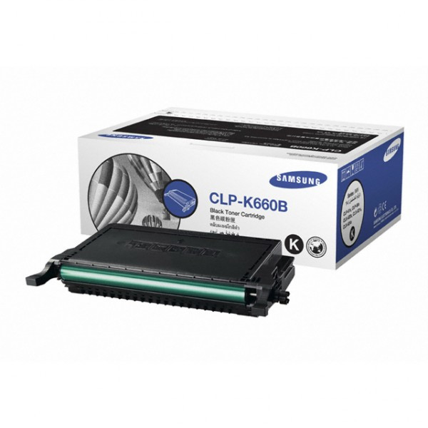 Samsung Black Toner υψηλής χωρητικότητας Samsung CLP-K660B (ST906A) (αυθεντικό Samsung) CLP-K660B/ELS 033594 - 1