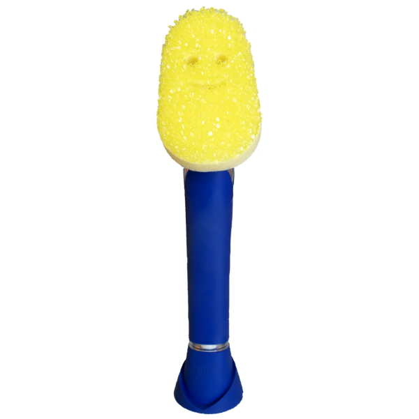 Scrub Daddy | Dish Daddy Βούρτσα Πιάτων με Επαναγεμιζόμενη Λαβή Blue  SSC01012 - 1