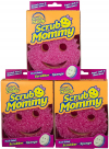 Scrub Daddy | Scrub ροζ σφουγγάρι Mommy (συσκευασία 3) SSC00240 - 1