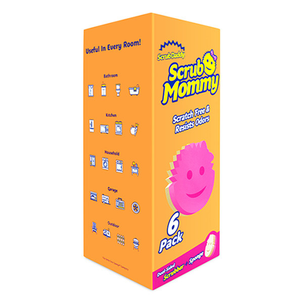 Σφουγγάρια Scrub Mommy ροζ (6 τεμάχια) SSC01031 Σφουγγάρια Scrub Mommy ροζ (6 τεμάχια) SSC01031 - 1
