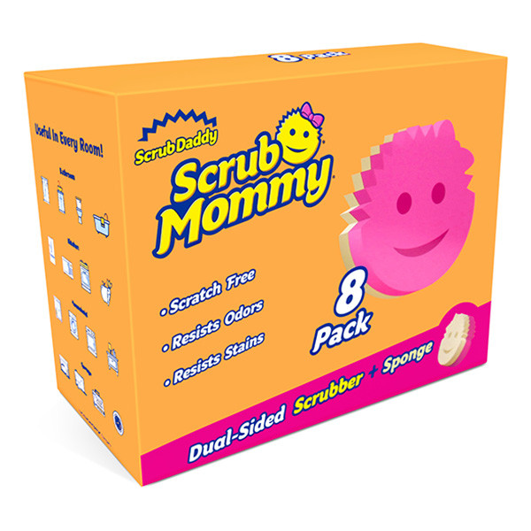 Σφουγγάρια Scrub Mommy ροζ (8 τεμάχια) SSC01030 Σφουγγάρια Scrub Mommy ροζ (8 τεμάχια) SSC01030 - 1