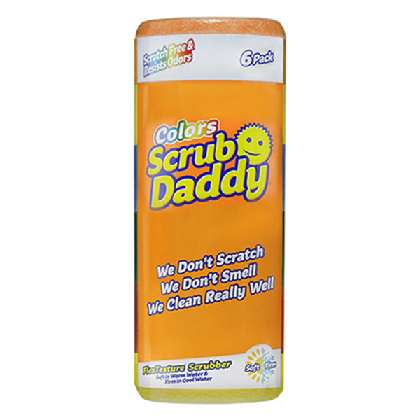 Scrub Daddy διάφορα χρωματιστά σφουγγάρια (συσκευασία 6) SSC01007 - 1