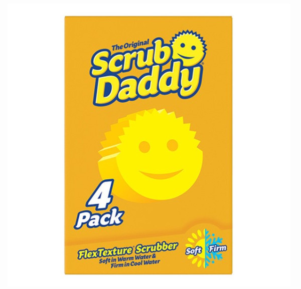 Scrub Daddy κίτρινα σφουγγάρια (συσκευασία 4)  SSC01005 - 1
