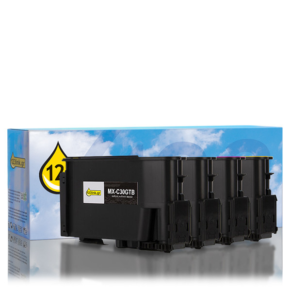 Τόνερ Sharp MX-C30GT BK/C/M/Y (έκδοση 123 ink) 160502 - 1