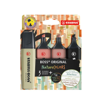 Μαρκαδόροι Stabilo BOSS NatureColors σε ποικιλία (4 χρώματα) 206313