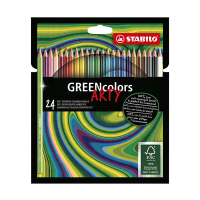 Μολύβια χρωματισμού Stabilo Greencolors ARTY (συσκευασία 24 τεμαχίων) 206289