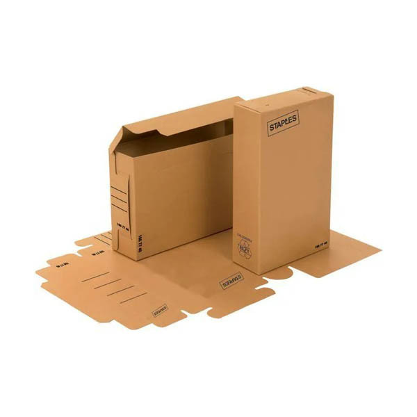 Κουτί Αρχειοθέτησης Staples Folio 80 x 230 x 350 mm 25τμχ 068821 - 1