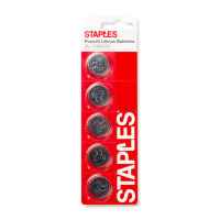 Μπαταρίες λιθίου Staples PowerX CR2032 σε σχήμα κουμπιού (συσκευασία 5 τεμαχίων) 390684