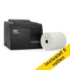 Εκτυπωτής Αποδείξεων Star TSP143IIU+ Black + Ρολά θερμικά λευκό 80x80x12 (5 τεμάχια) 081048 - 1