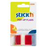 Σελιδοδείκτες Stick'n index standard κόκκινο 45 x 25 mm (50 καρτέλες) 400891 - 1