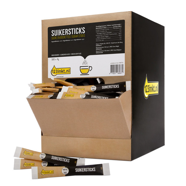 Sticks Ζάχαρης 123ink 4gr (συσκευασία 500) 62411C 300725 - 1