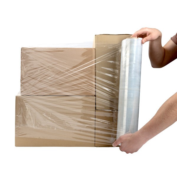 Stretch Film 123ink χειρός διαφανής 50 cm x 300 m 206241 - 2