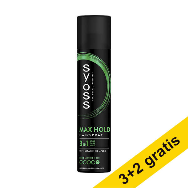 Προσφορά: 5 Λακ Μαλλιών Syoss Max Hold (300 ml) SSY00352 - 1