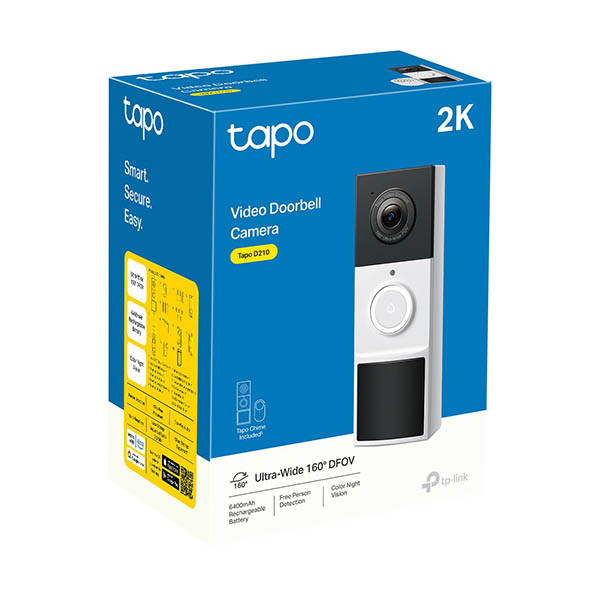 Έξυπνο κουδούνι πόρτας TP-Link Tapo D210 828666 - 3