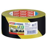 Προειδοποιητική ταινία Tesa Signal Universal κίτρινη/μαύρη 50 mm x 66 m 202256