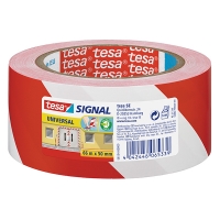 Προειδοποιητική ταινία Tesa Signal Universal κόκκινη/λευκή 50 mm x 66 m 202255