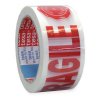 Προειδοποιητική ταινία Tesa Signal Universal 'Fragile' λευκή 50 mm x 66 m (1 ρολό) 202386 - 1