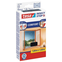 Tesa Σίτα Παραθύρου Tesa Insect Stop Comfort Μαύρη 100cm x 100cm 55667-00021-00 STE00004