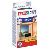Tesa Σίτα Παραθύρου Tesa Insect Stop Comfort Μαύρη 130cm x 150cm 55388-00021-00 STE00012